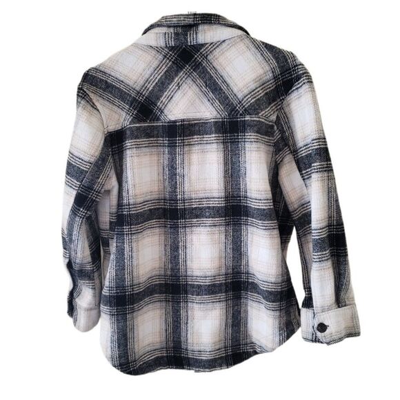 RSQ Girls Plaid Oversized Shacket - Picture 5 of 6